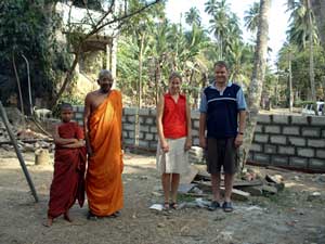 Andrew, Annette, and monks